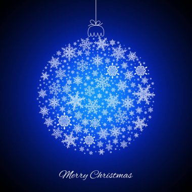 Dekoratif neşeli Noel tebrik kartı