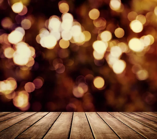Christmas background with light spots and bokeh — Stock Photo, Image