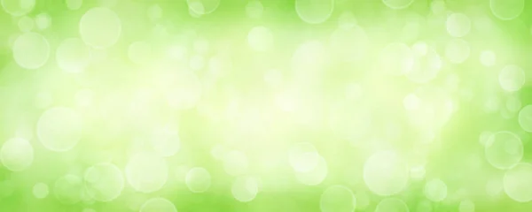 Frühling Hintergrund Mit Grünen Verschwommenen Bokeh Lichtern Frühling Oder Sommer — Stockfoto