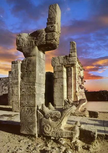 Ruiner av Chichen-Itza, Mexiko — Stockfoto