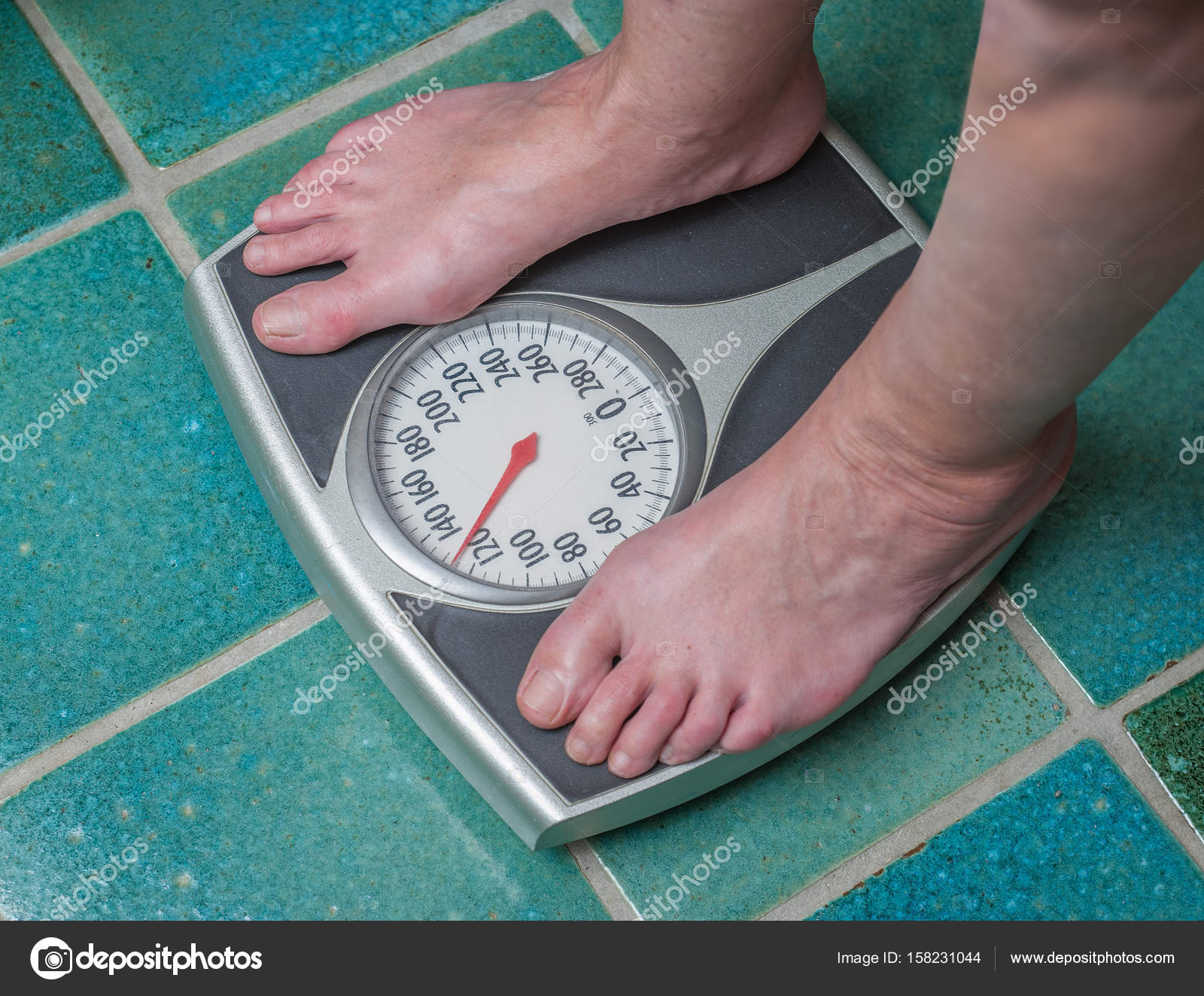 Weighing Themselves Stock Photos Royalty Free Weighing Themselves Images Depositphotos