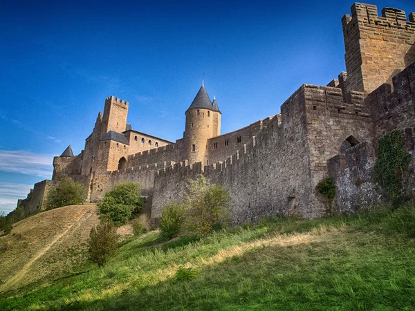 Walled medieval city of Carcassonne, France — Stock Photo, Image