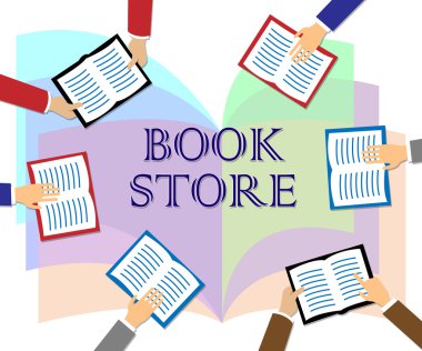 Kurgu ve eğitim perakende kitap mağazaları gösterir