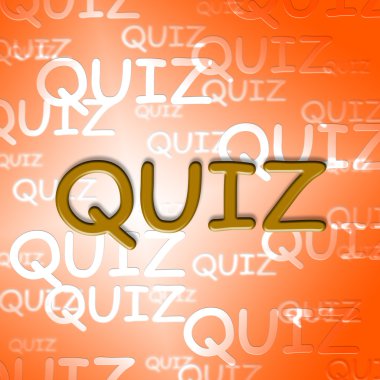Quiz sözcükleri temsil sorular ve cevaplar bulmaca