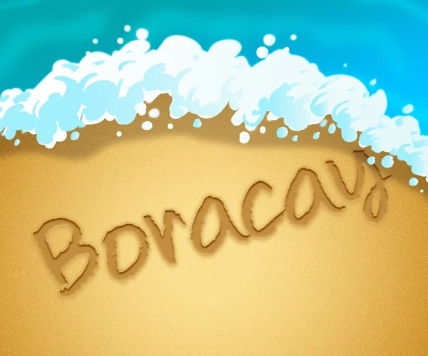 Boracay Holiday geeft Filippijnen vakantie of uitje — Stockfoto