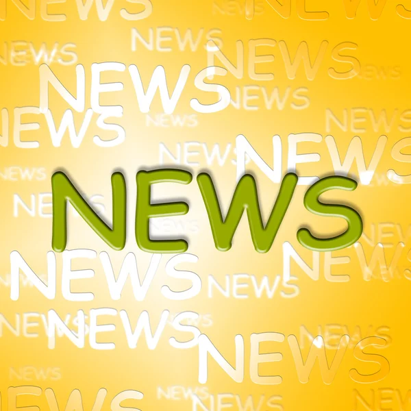 News Words Represents Social Media And Articles — Stock Photo, Image