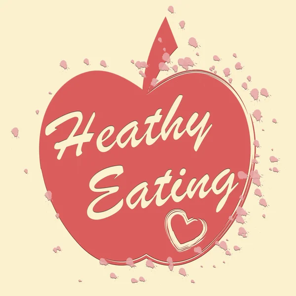 Healthy Eating Indicates Healthful Consumption And Food — Stock Photo, Image