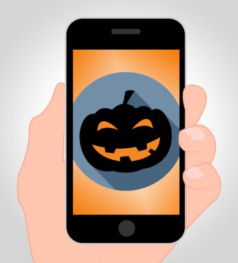 Cadılar Bayramı Balkabağı Online gösterir hile veya tedavi telefon