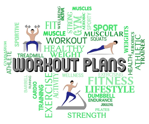 Workout Plans Means Get Fit Exercise Formula