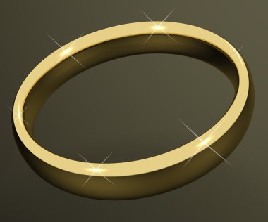 Romantizm ve aşk Sevgililer temsil eden altın yüzük