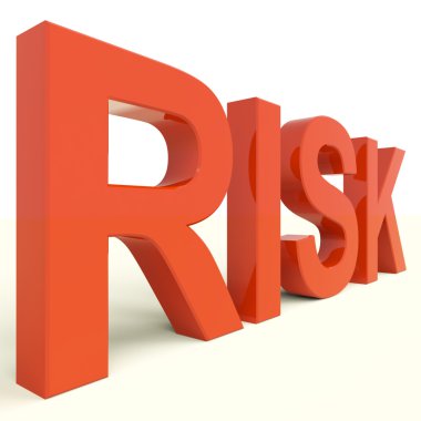  risk sözcük tehlike ve belirsizlik gösteren kırmızı
