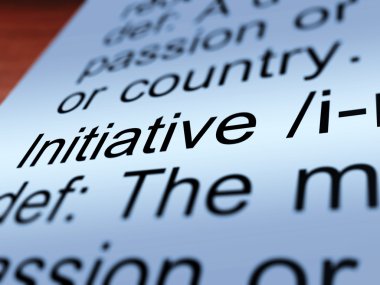 girişimi tanımı closeup gösteren beceriklilik