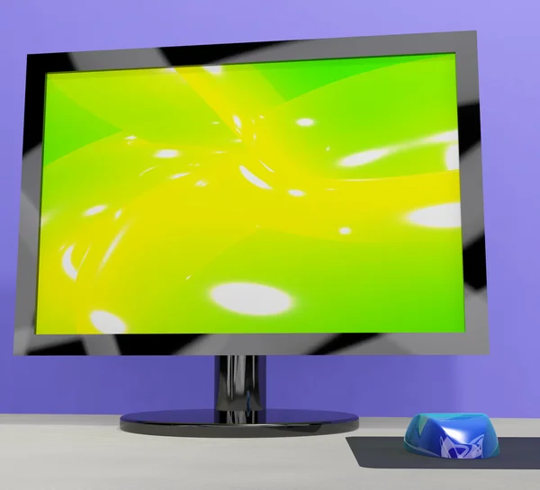 TV-scherm high definitietelevisie of hdtv — Stockfoto