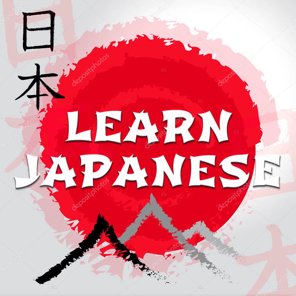 Learn Japanese Indicating Japan Language And Speech