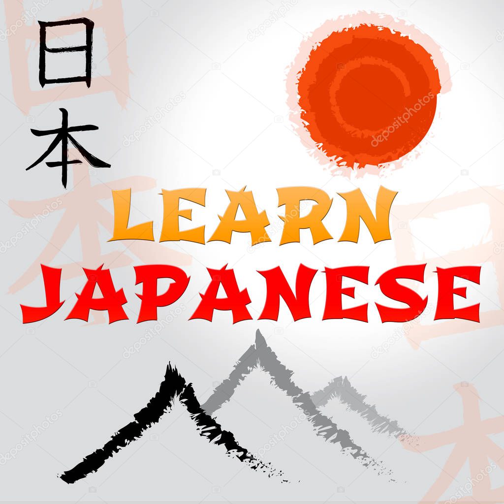 Learn Japanese Indicates Japan Language And Speech