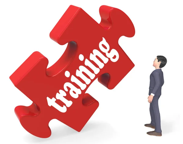 Training Shows Education Learning And Development 3d Rendering — Stock Photo, Image