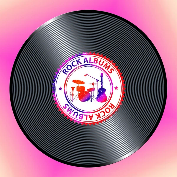 Álbumes de Rock Significa Colección de CD y Música —  Fotos de Stock
