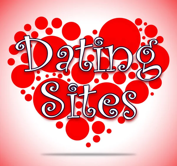 Datingsites met netwerk datums en Websites — Stockfoto