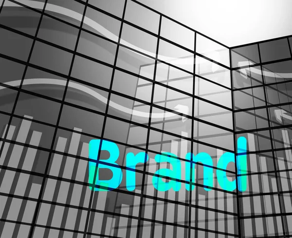 Brand Word représente les marques de commerce Branding et Ideantity — Photo