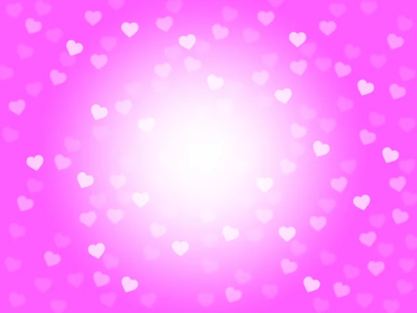 淡紫色的心背景显示浪漫和激情的壁纸 — 图库照片