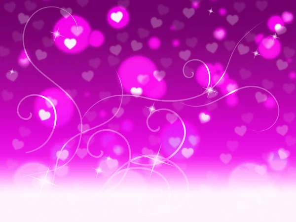 Mauve Copyspace Sfondo Rappresenta San Valentino e Affectio — Foto Stock