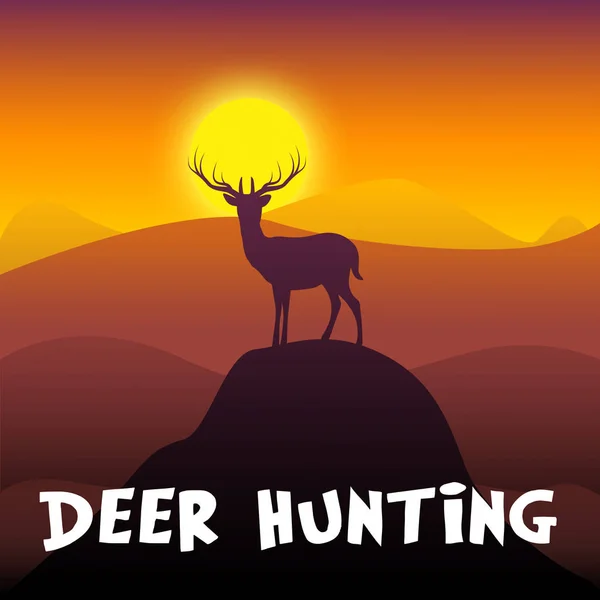 Deer Hunting Shows Hunt Tour 3d Illustration — Stock Photo, Image