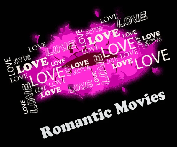 Romantische films toont Romantiek Films en video 's — Stockfoto