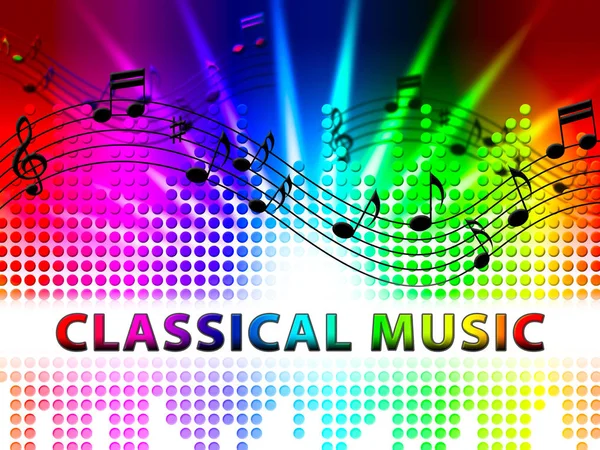 Klassieke muziek toont symfonische Soundtracks en Audio — Stockfoto