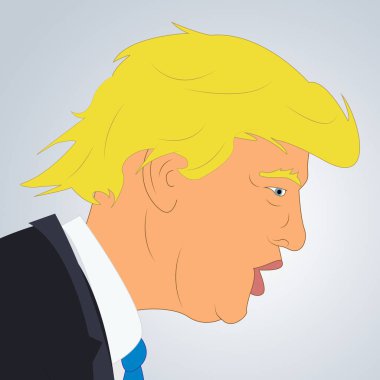 Amerika Birleşik Devletleri Başkanı Trump 3d resimde arıyorsunuz