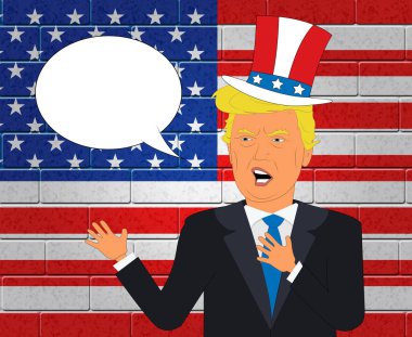 Amerika Birleşik Devletleri duvar ve koz 3d çizim