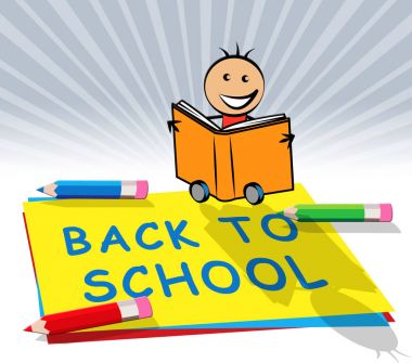 Geri okul görüntüler gençler yetiştirmek 3d çizim