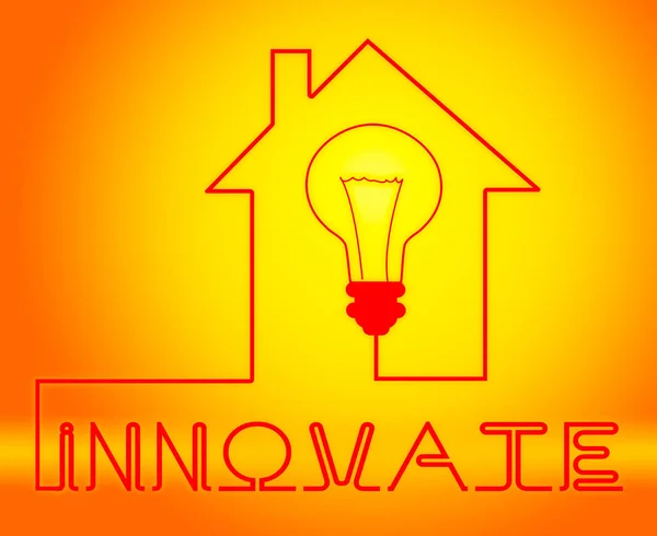 Innovate Light Means Innovating Creative And Ideas — Stock Photo, Image