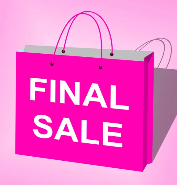 Final Sale Displays Closing Bargains 3d Illustration — Stock Photo, Image