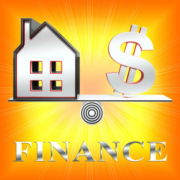 Finance Icon Meaning Financial Investment 3d Rendering — Stock Photo, Image