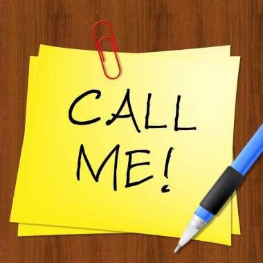 Bana konuşmak için bizi temsil eden 3d çizim de