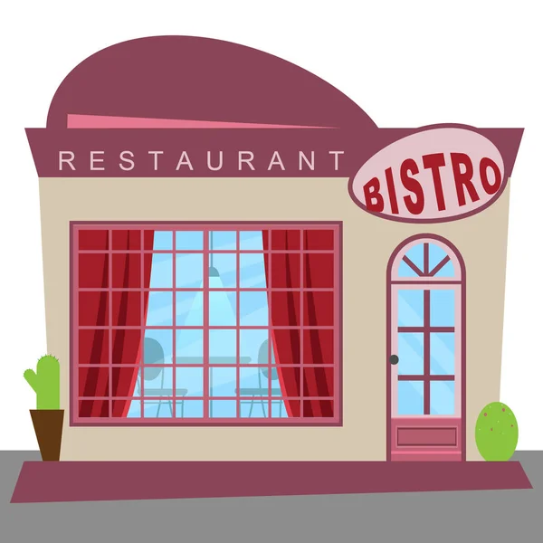 Restaurangen Bistro visar Gourment mat 3d Illustration — Stockfoto