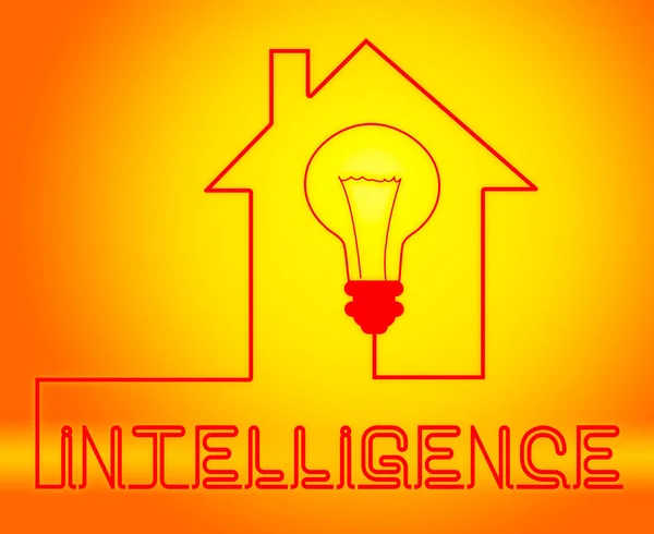 Intelligence Light - это интеллектуальный потенциал и проницательность — стоковое фото