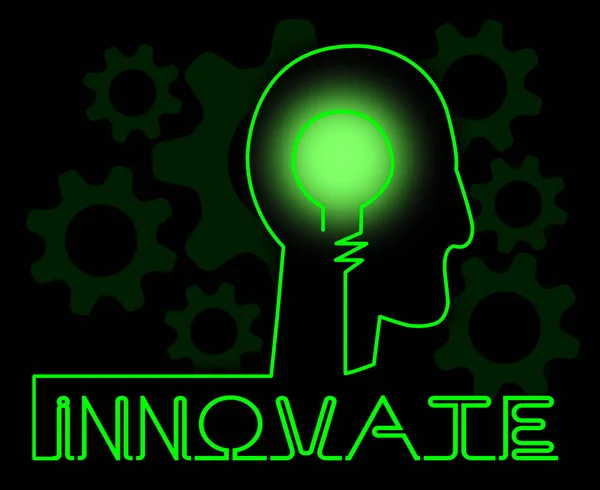 Innovare il cervello significa innovare idee creative — Foto Stock