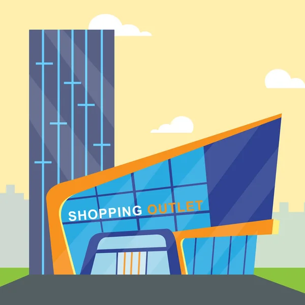 Shopping Outlet significato Commercio al dettaglio 3d Illustrazione — Foto Stock