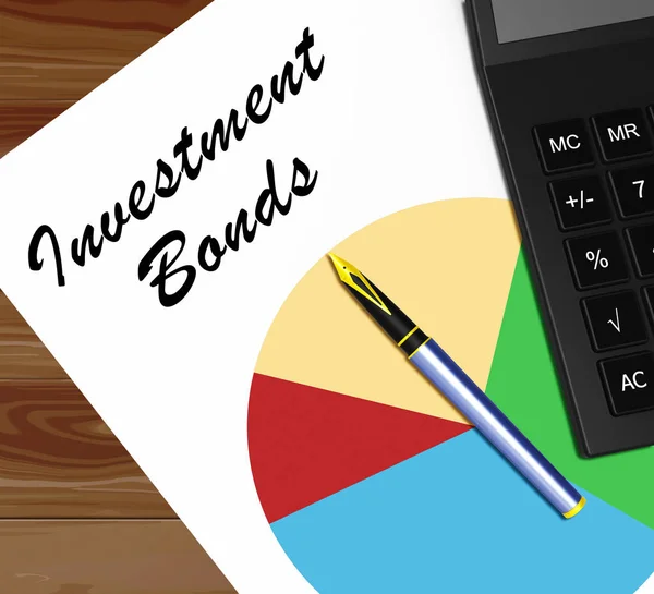 Investment Bonds Meaning Growth Investing 3d Illustration — Stock Photo, Image