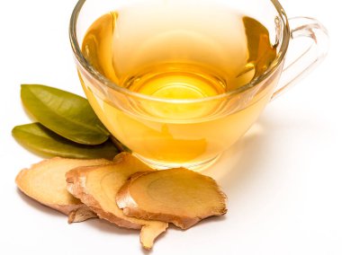 Sağlıklı zencefil çay temsil eder yeniler canlandırıcı ve bitkisel 