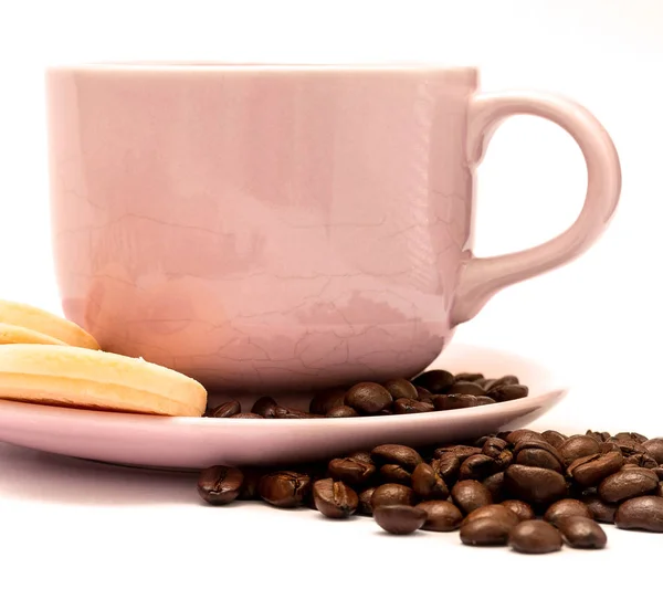 Bebida de granos de café representa cafeína Cafetería y Café —  Fotos de Stock