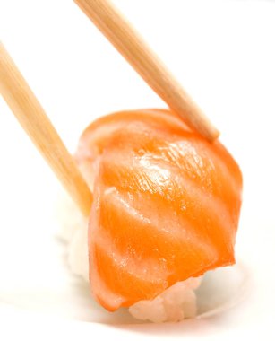 Füme somon suşi Japon yemekleri ve Asya temsil eder 