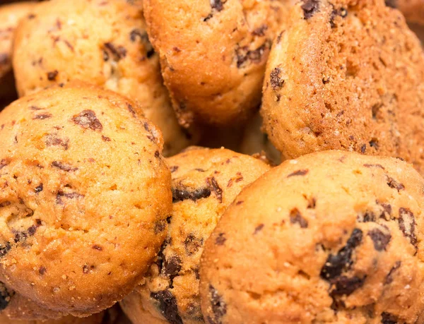 Деякі печиво показує смачні делікатеси і закуски — стокове фото