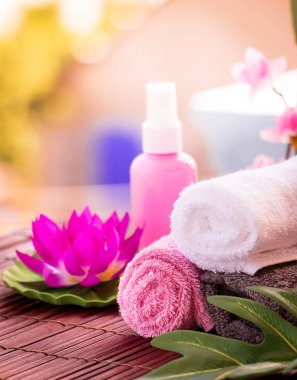 Sağlıklı egzotik tedavi olan bir ruhsal sağlık Spa'da rahatlatıcı