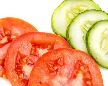 Tazelik olgun ve marul domates salatalık salatası temsil eder 