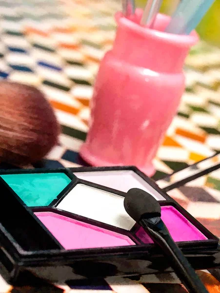 Eye Shadow Brushes Artinya Kecantikan Produk Dan Kosmetik — Stok Foto