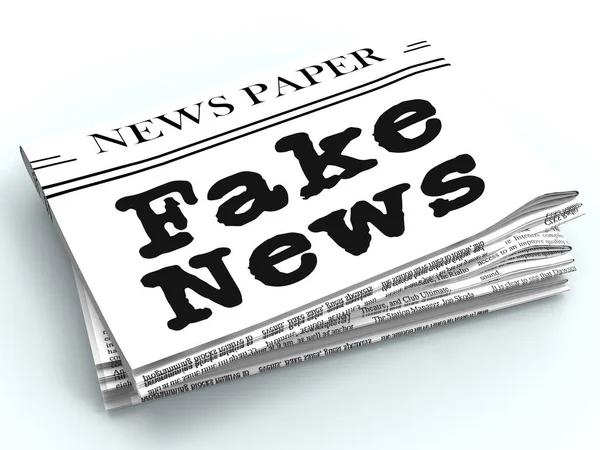 Haber başlığı gazetesi sahte 3d çizim