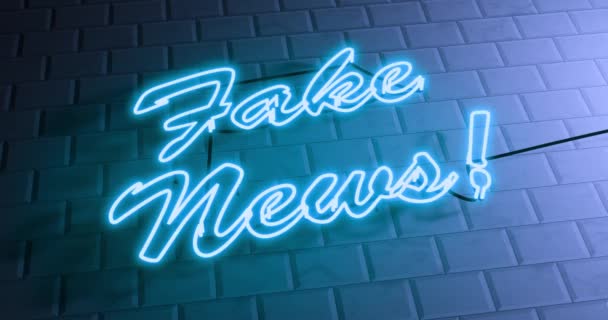 Fake News Oder Alternative Fakten Sind Propaganda Und Desinformation Eine — Stockvideo