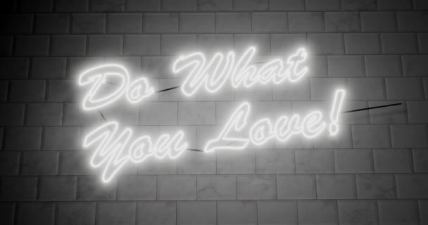 What You Love Neon Sign Motivation Positive Inspiration Your Dreams Video By C Stuartmiles Stock Footage